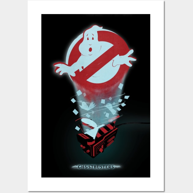 Ghostbusters film print Wall Art by Phil Shelly Creative